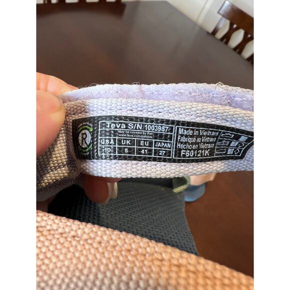 Teva Women's Original Universal Multi Colored Pastel Sandals ~ Size 10 - Picture 6 of 6